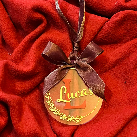 Initial & Name Tree Decoration