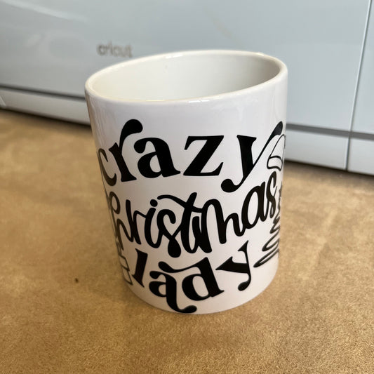 11oz/325ml Christmas Mugs - Vinyl