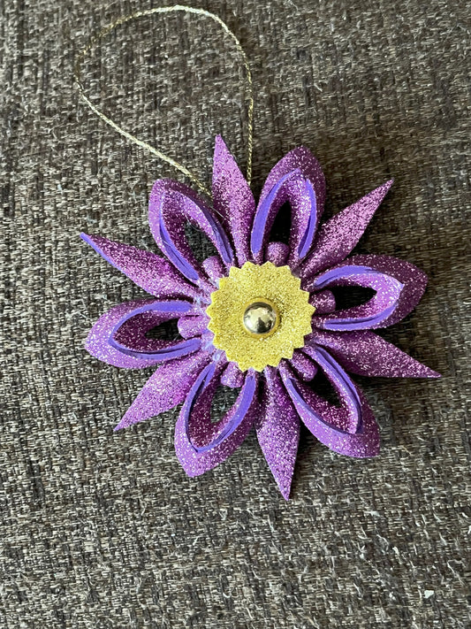 Spikey Snowflake Christmas Tree Decoration