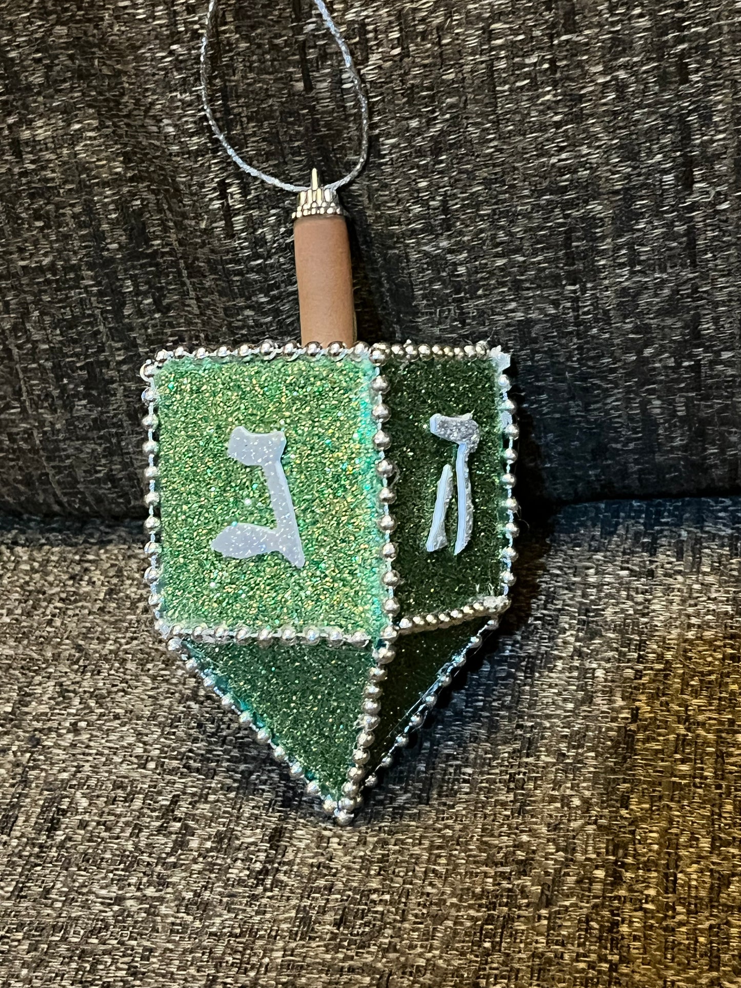 Beaded Dreidel Decoration