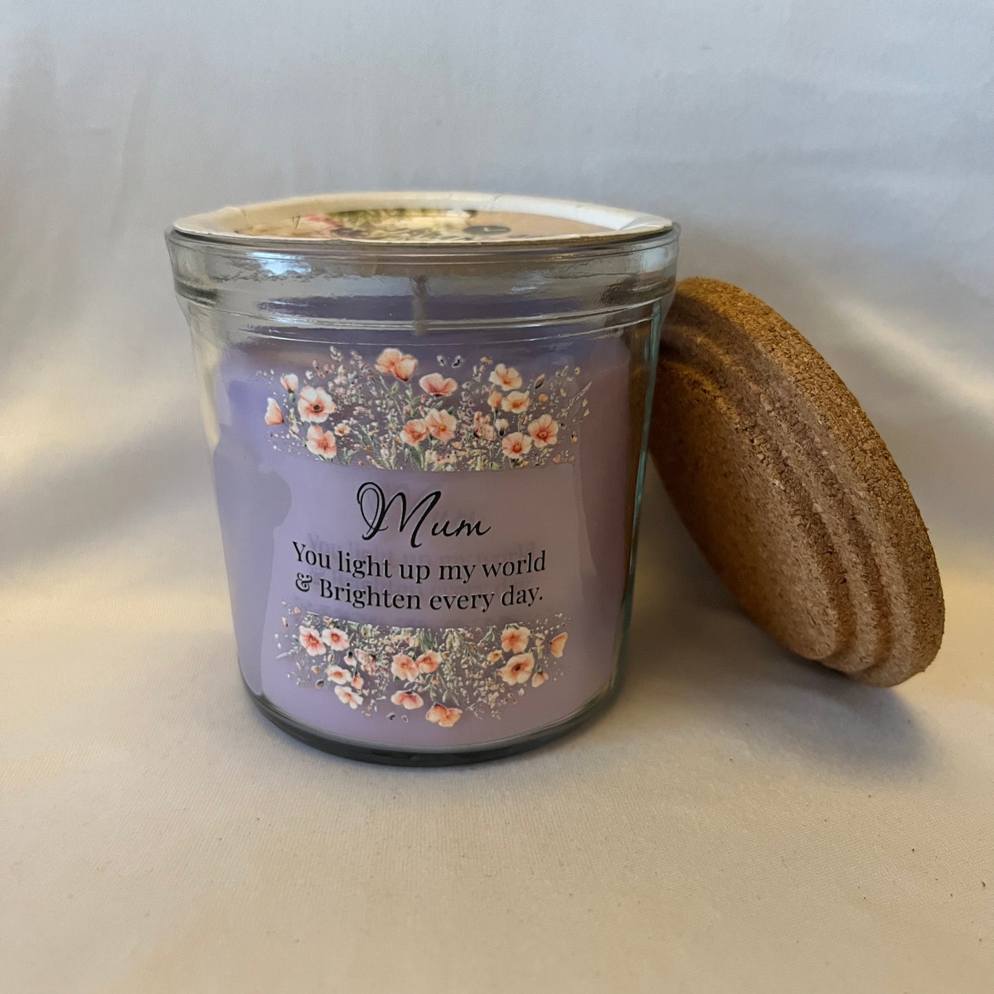 40hr Scented Candle with Lid - Mum/Mother's Day