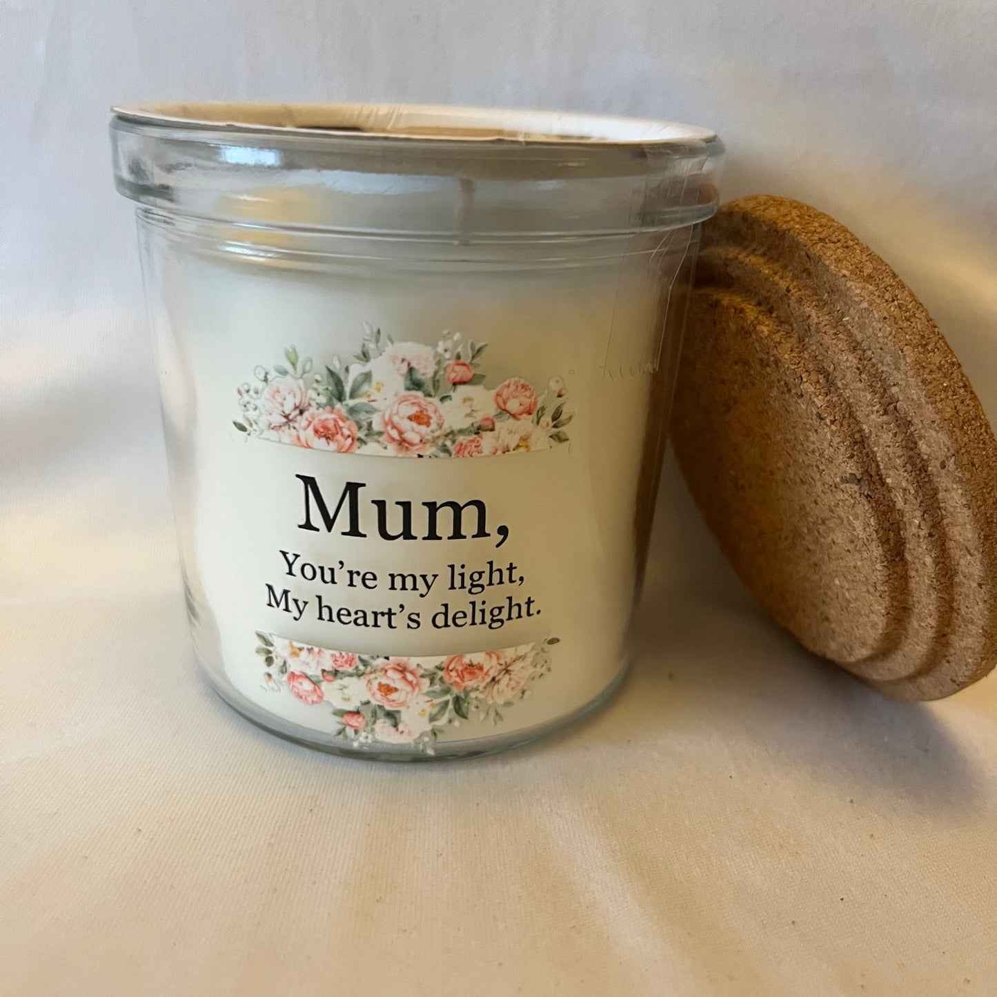 40hr Scented Candle with Lid - Mum/Mother's Day