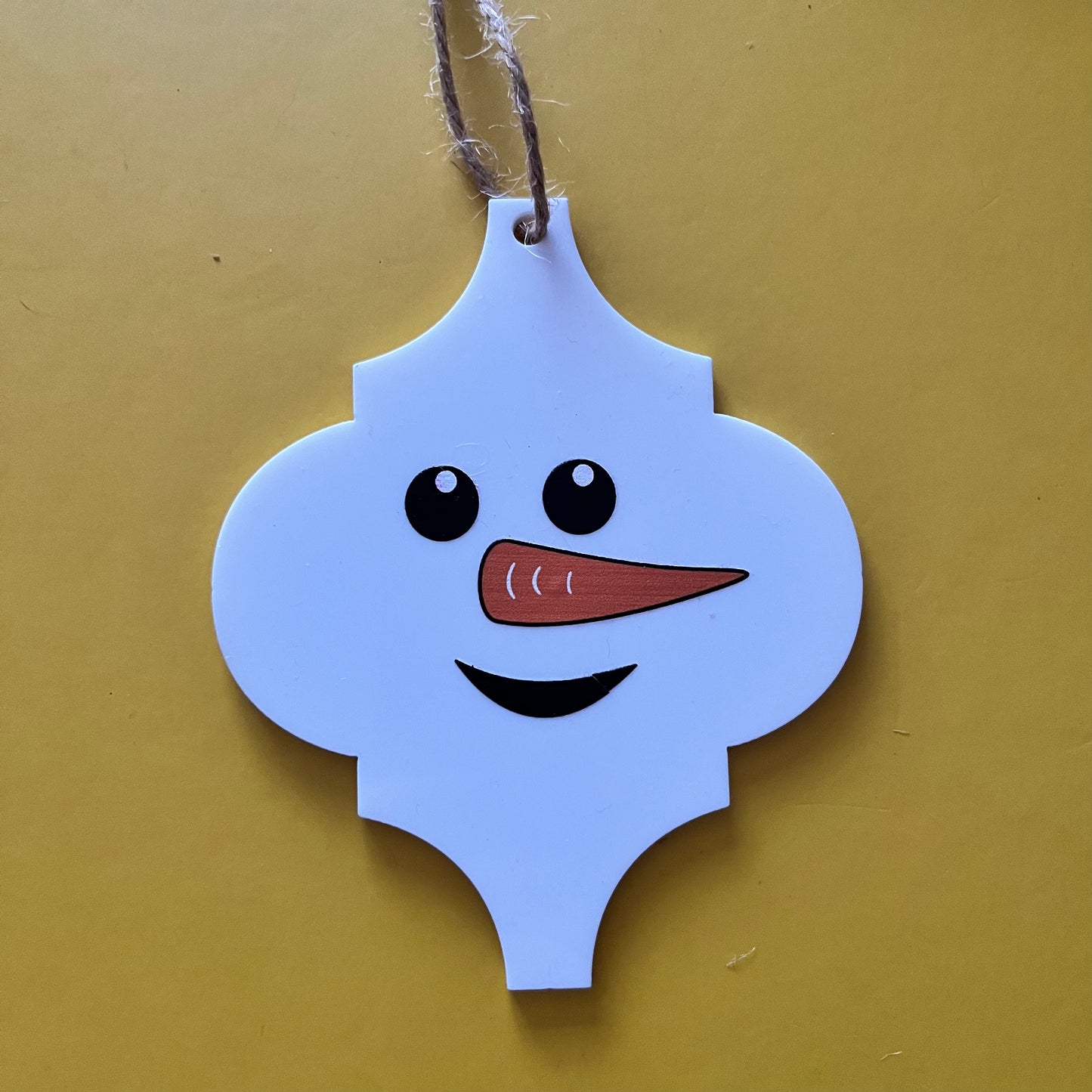 Arabesque Snowman/Snowlady Decorations
