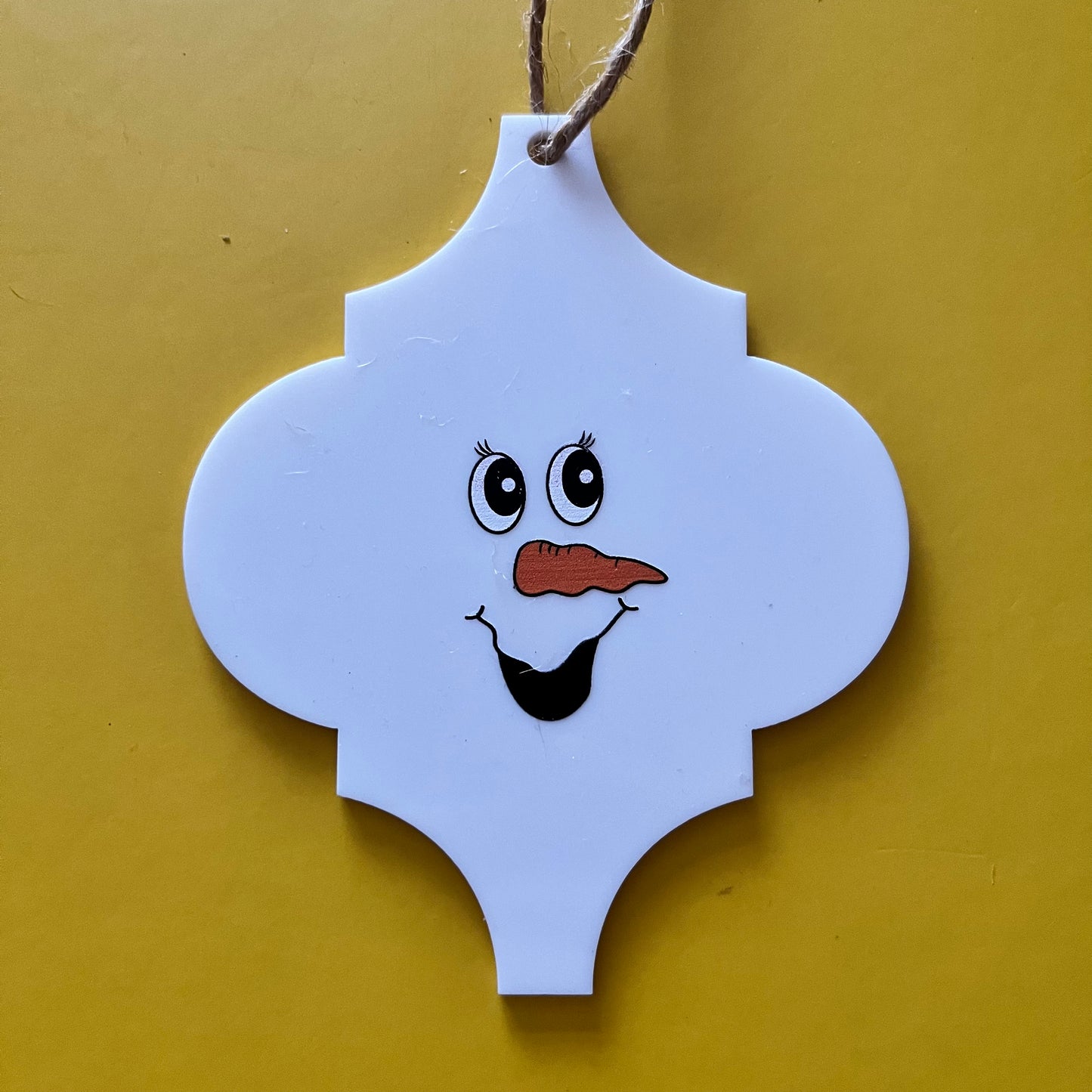 Arabesque Snowman/Snowlady Decorations