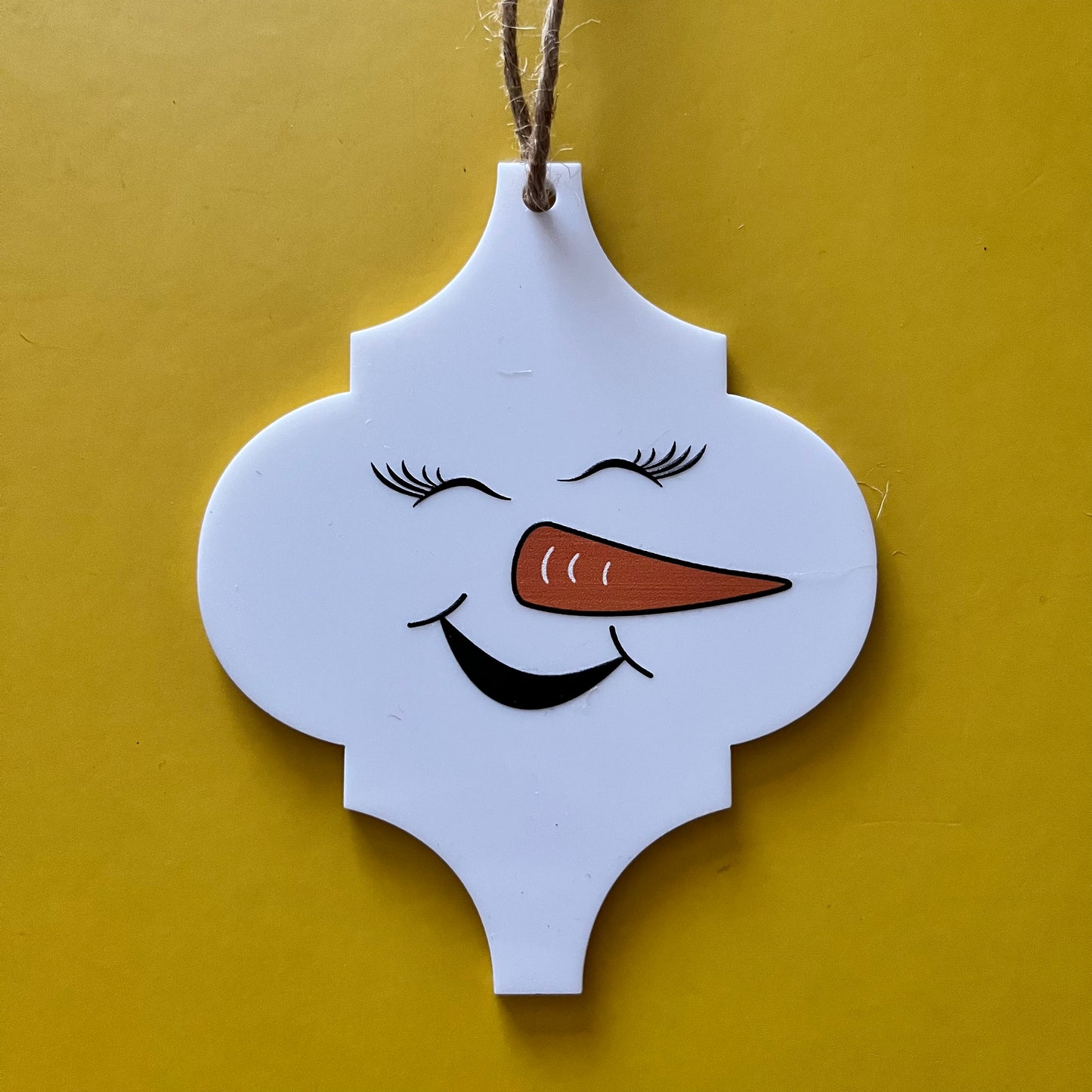 Arabesque Snowman/Snowlady Decorations