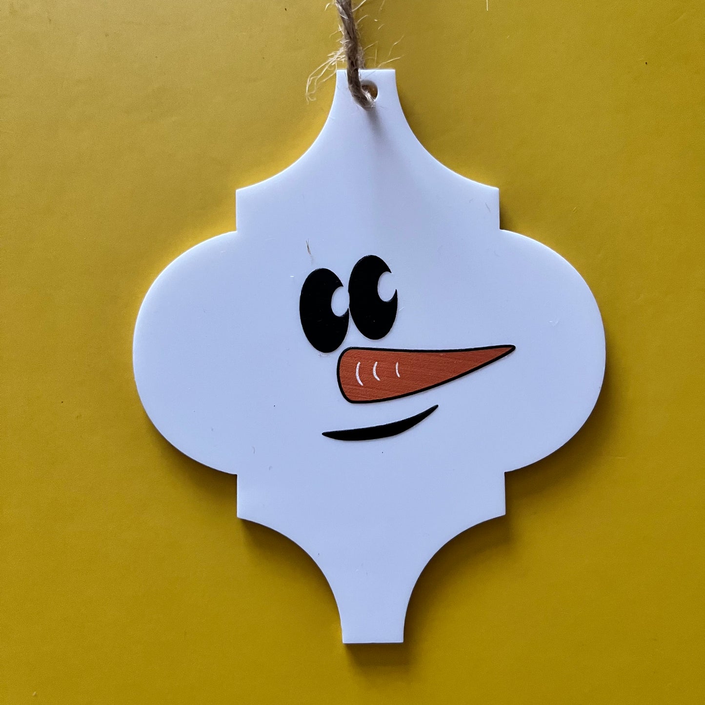 Arabesque Snowman/Snowlady Decorations