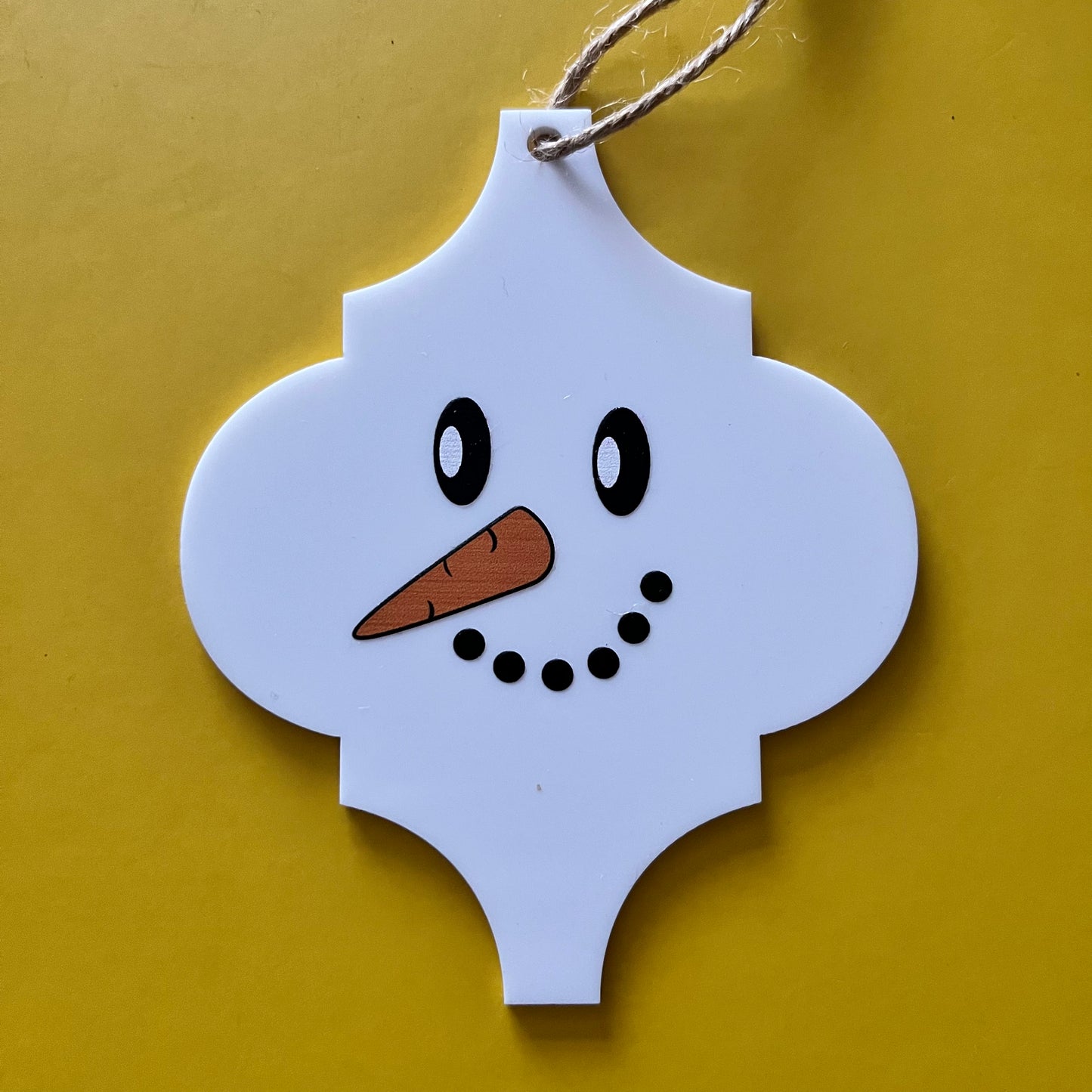 Arabesque Snowman/Snowlady Decorations
