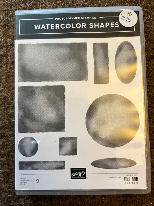 Watercolour Shapes Stamp Set
