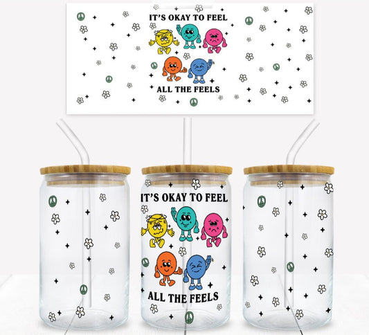 16oz/475ml Frosted 'Libby' Glasses