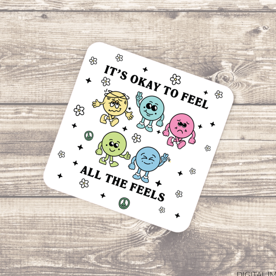 Affirmation Cork Backed Coasters