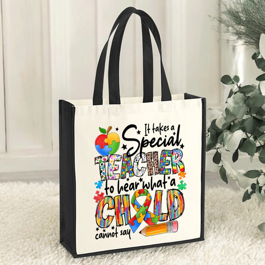 Teacher Canvas Tote Bags