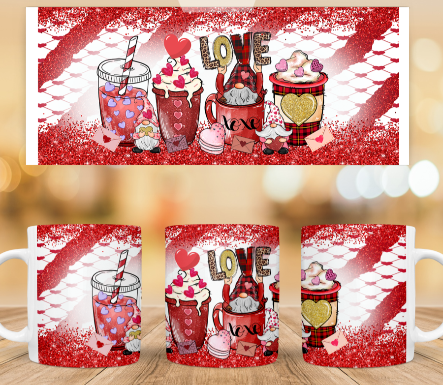 11oz/325ml Love/Valentines Mugs