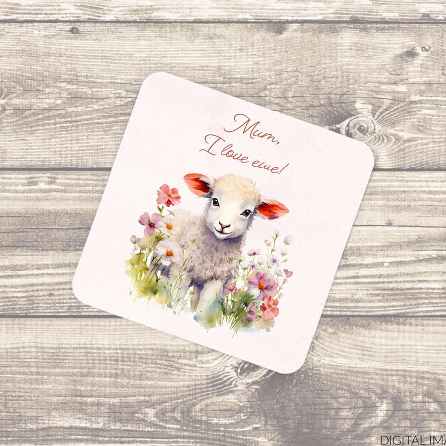 Mum/Mother's Day Cork Backed Coasters