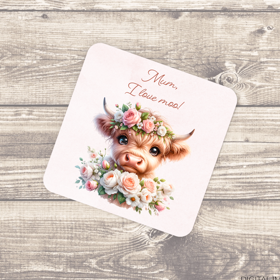 Mum/Mother's Day Cork Backed Coasters
