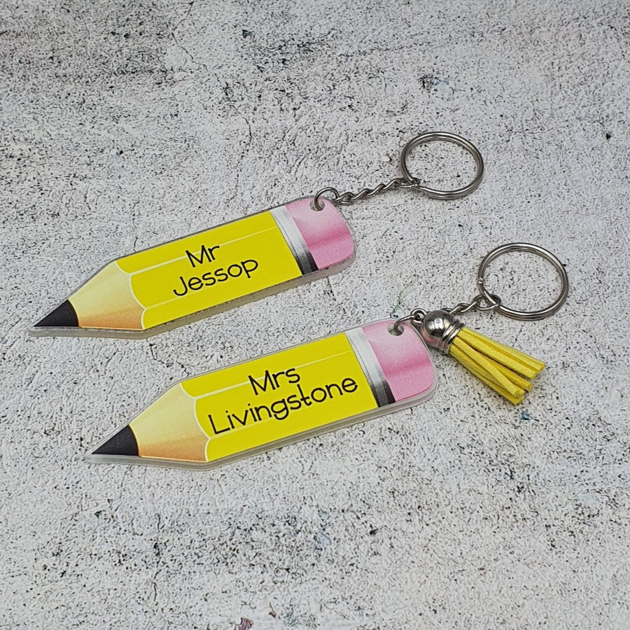 Teacher Keyrings - Assorted Shapes