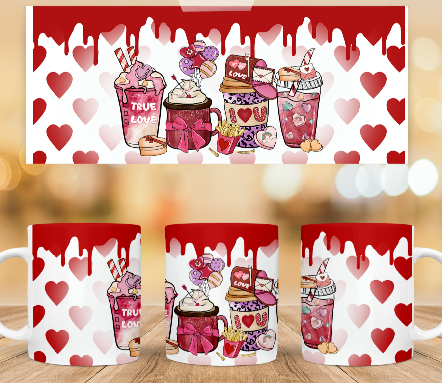 11oz/325ml Love/Valentines Mugs