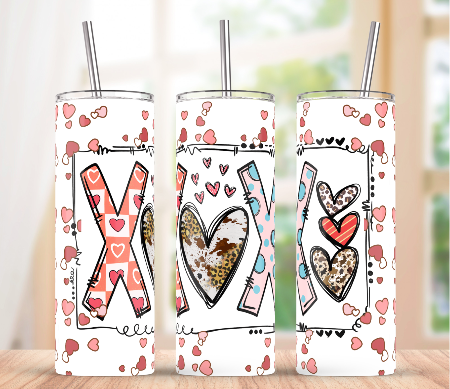 20oz/600ml Valentines/Love Tumblers