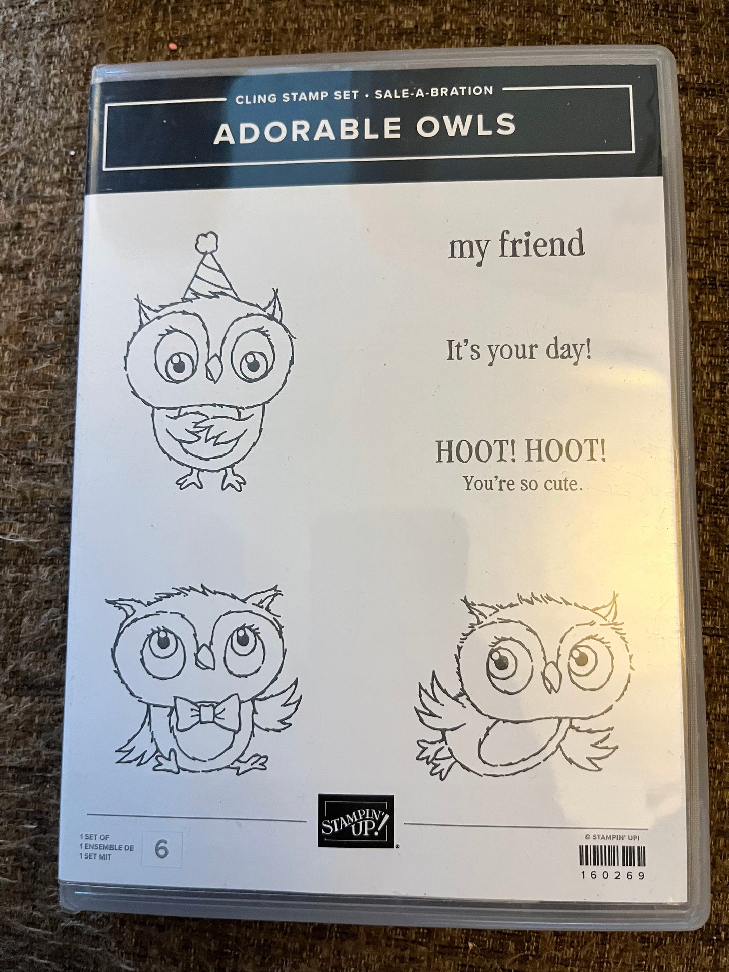 Adorable Owls Sale-A-Bration Stamp Set