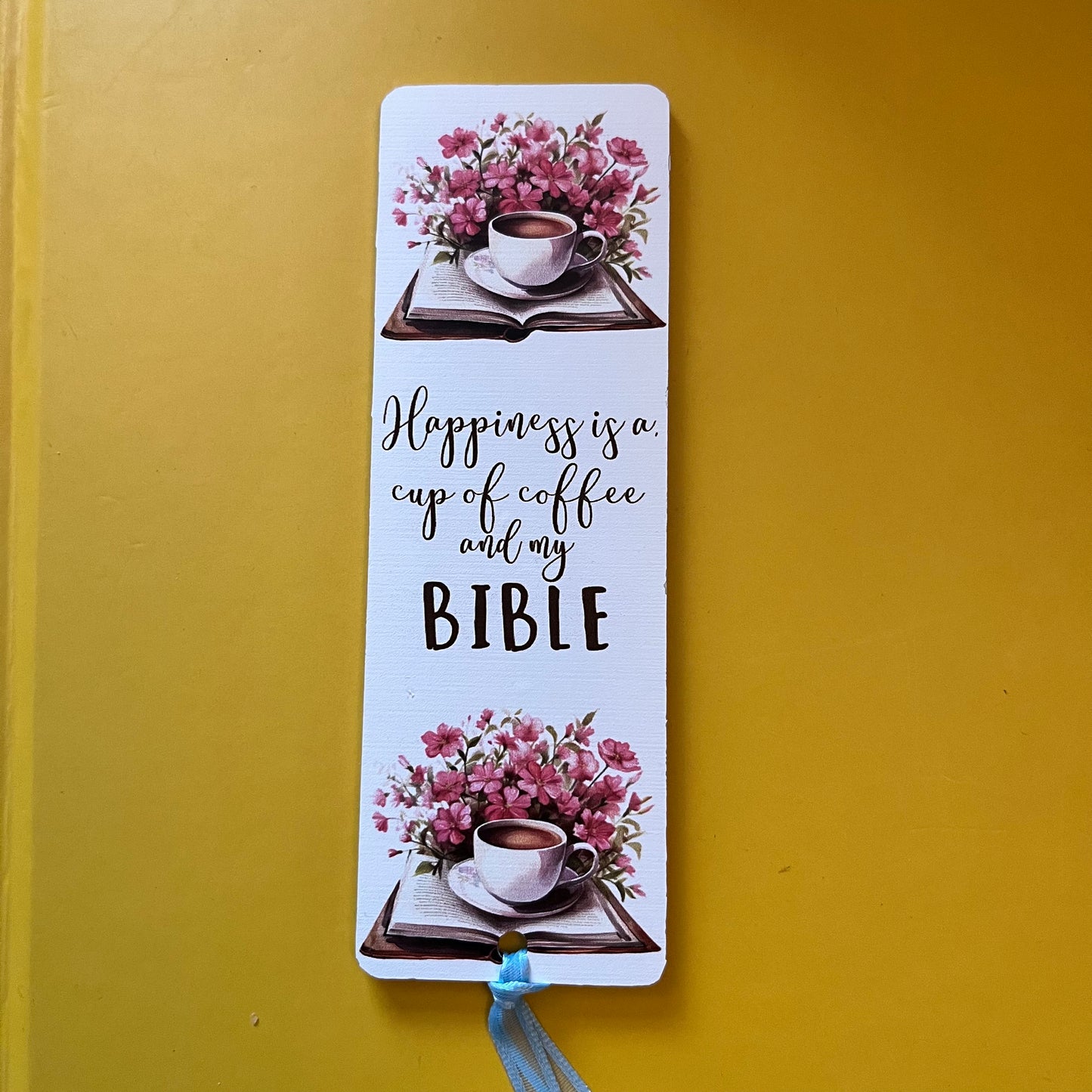 Christian Faith Range - Acrylic Bookmark - Coffee & Bible Series