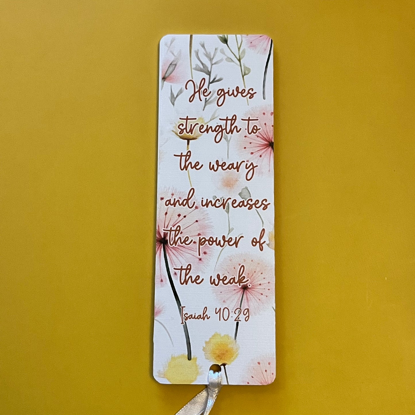 Christian Faith Range - Acrylic Bookmark - Healing Series