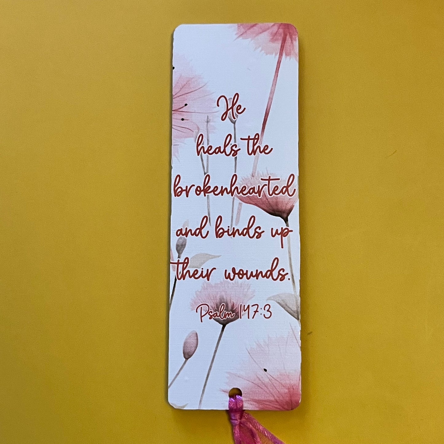 Christian Faith Range - Acrylic Bookmark - Healing Series