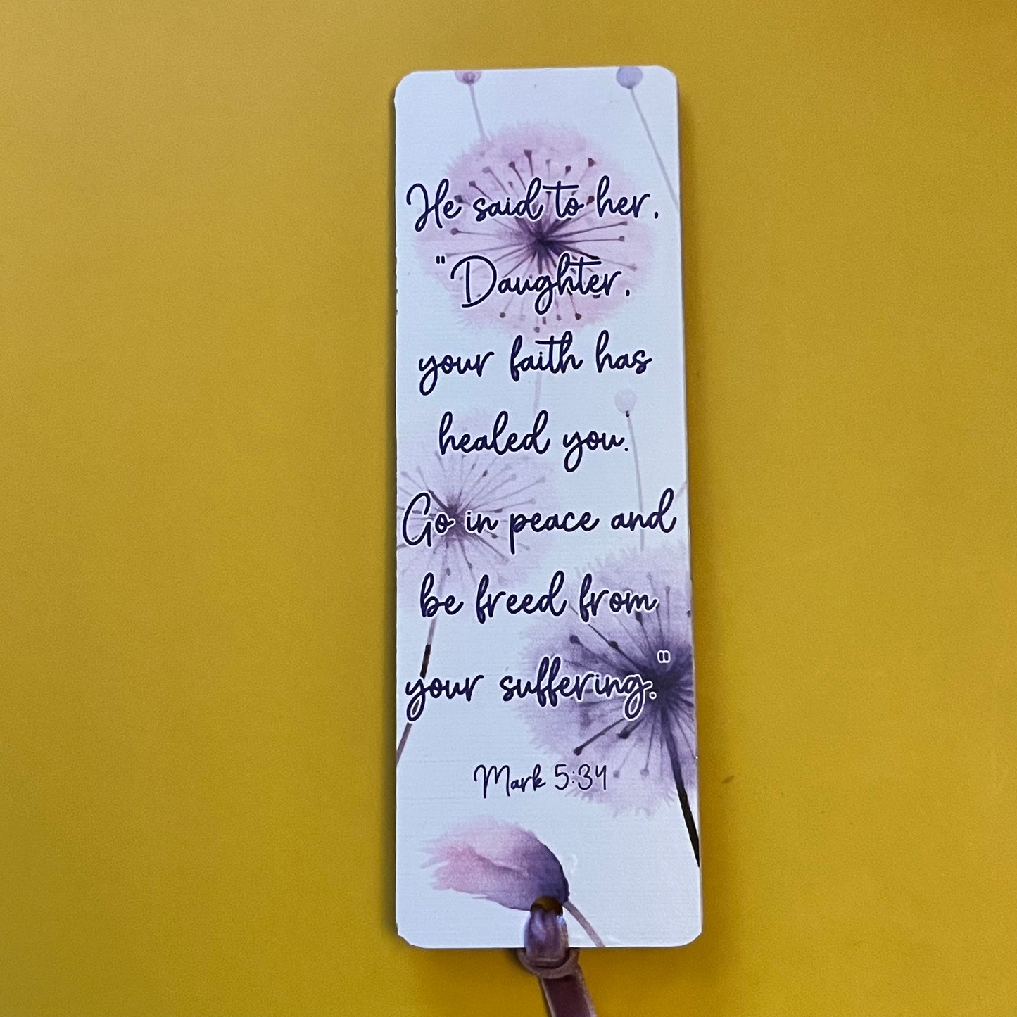 Christian Faith Range - Acrylic Bookmark - Healing Series