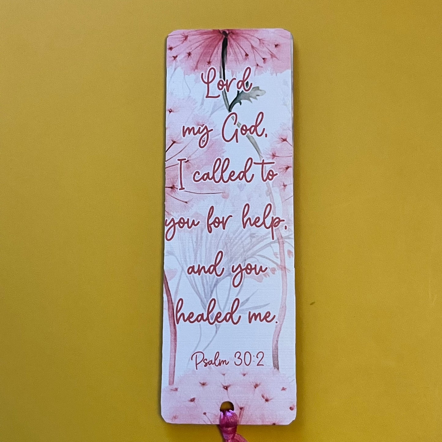 Christian Faith Range - Acrylic Bookmark - Healing Series