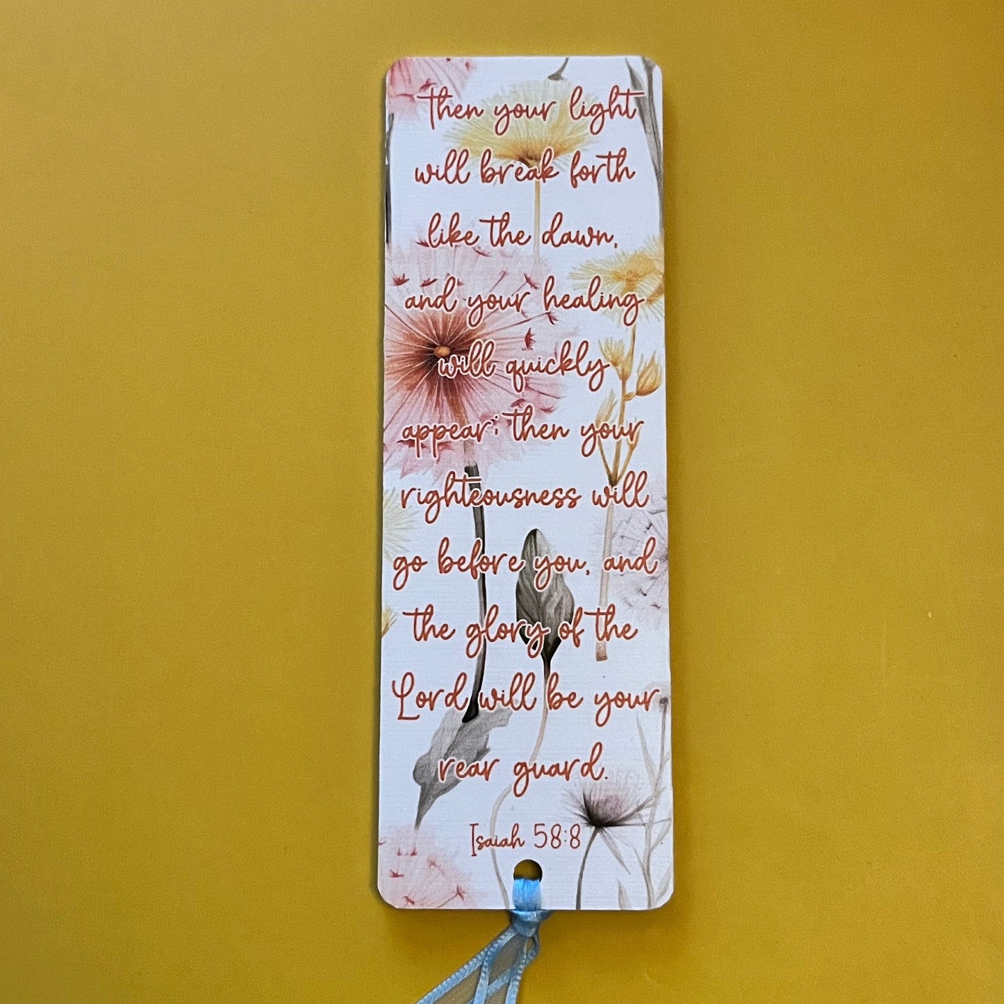 Christian Faith Range - Acrylic Bookmark - Healing Series