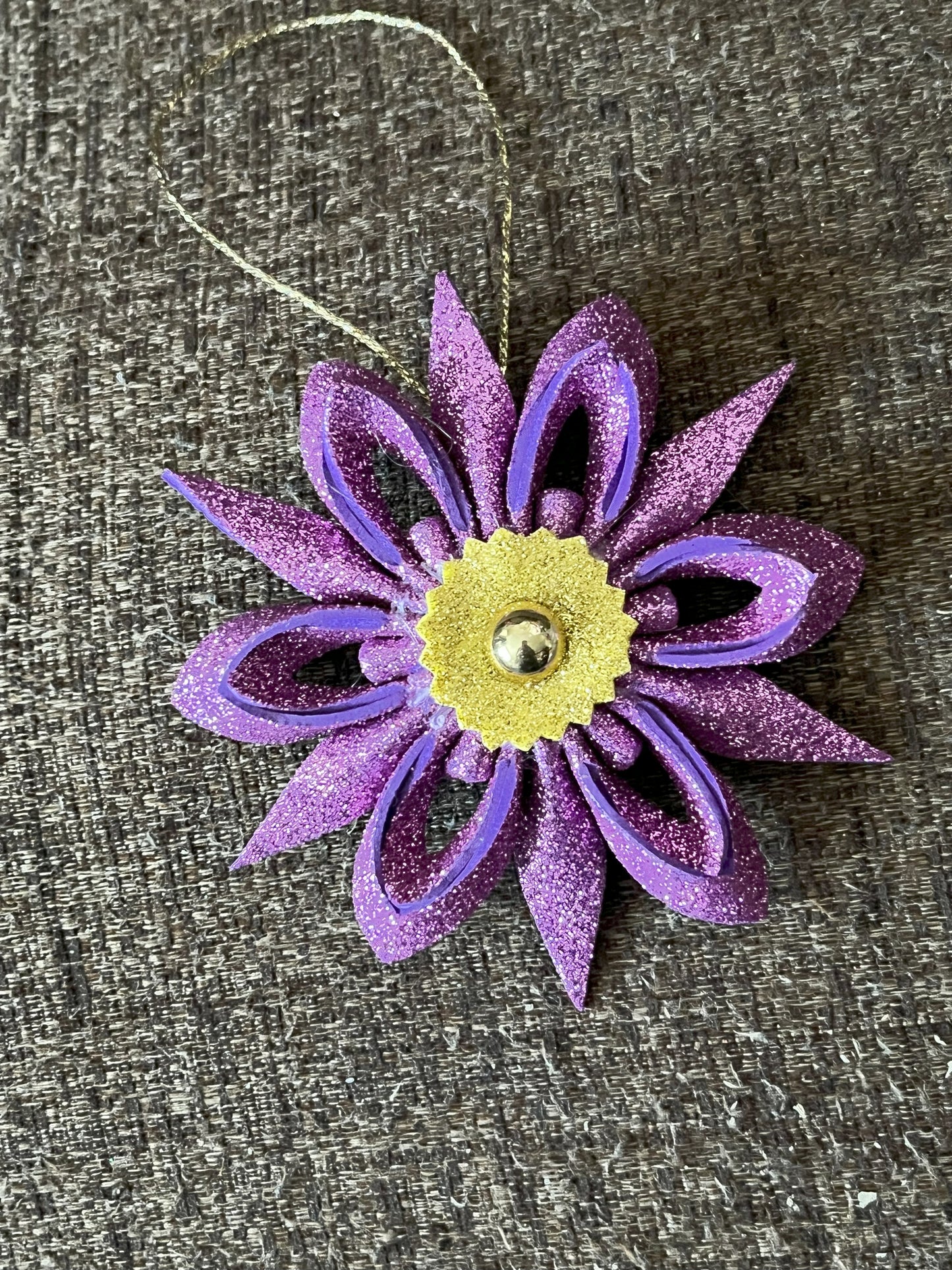 Spikey Snowflake Christmas Tree Decoration