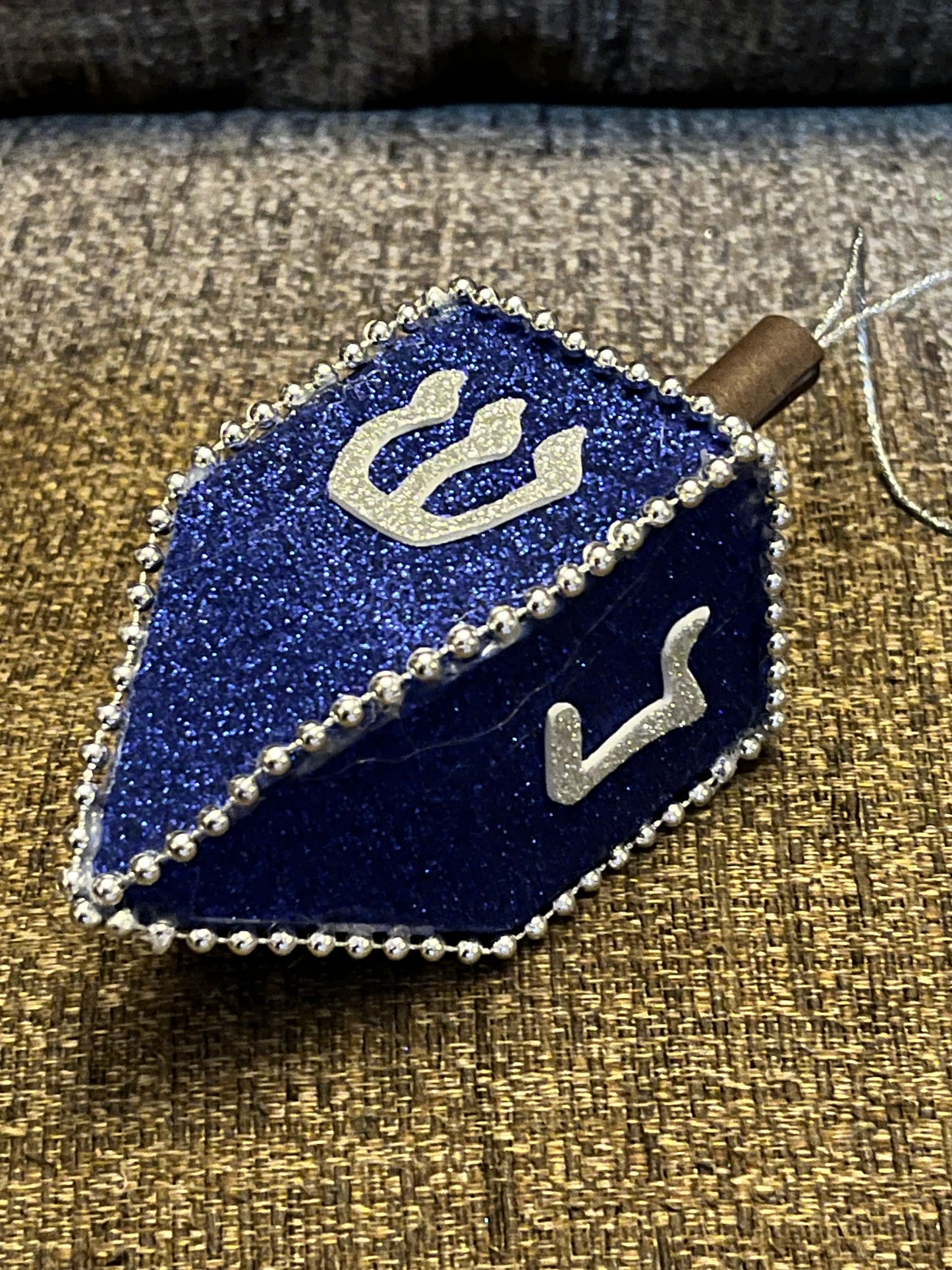 Beaded Dreidel Decoration