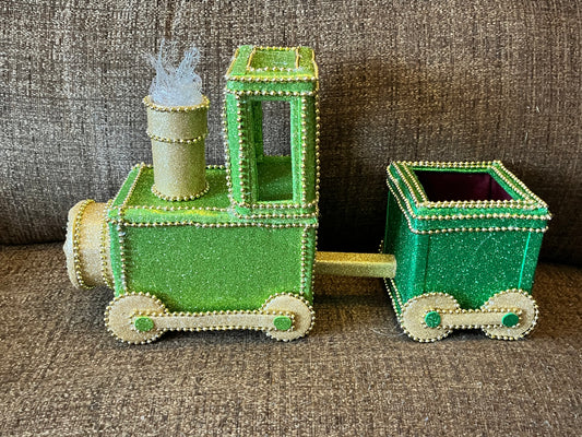Beaded Train & Truck Treat/Foliage Holder