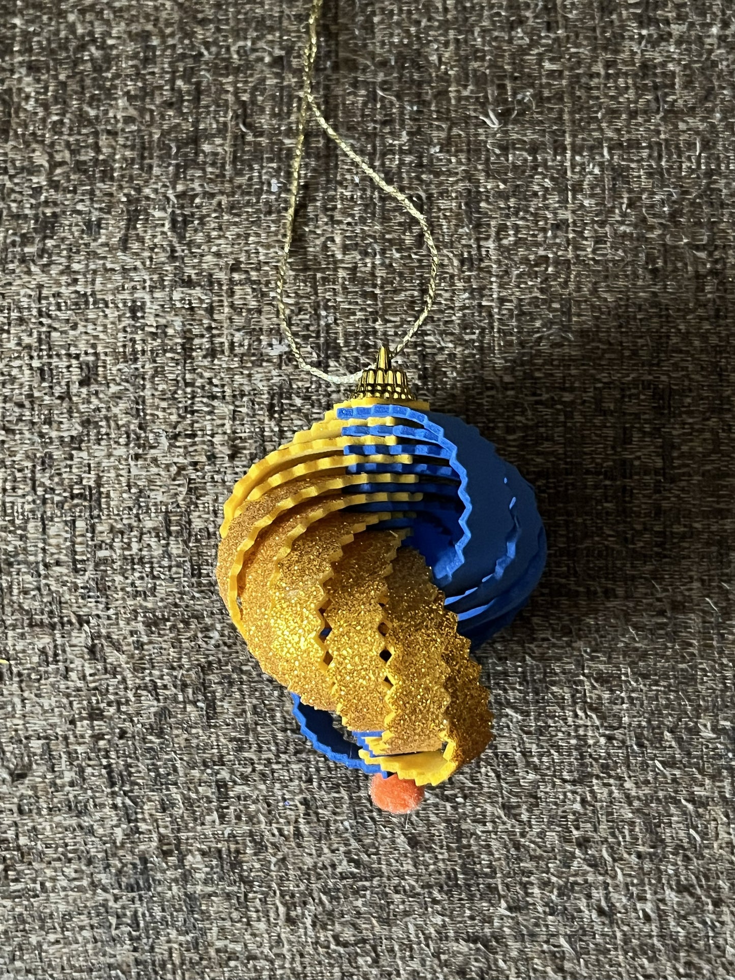 Small Spiral Bauble Christmas Tree Decoration