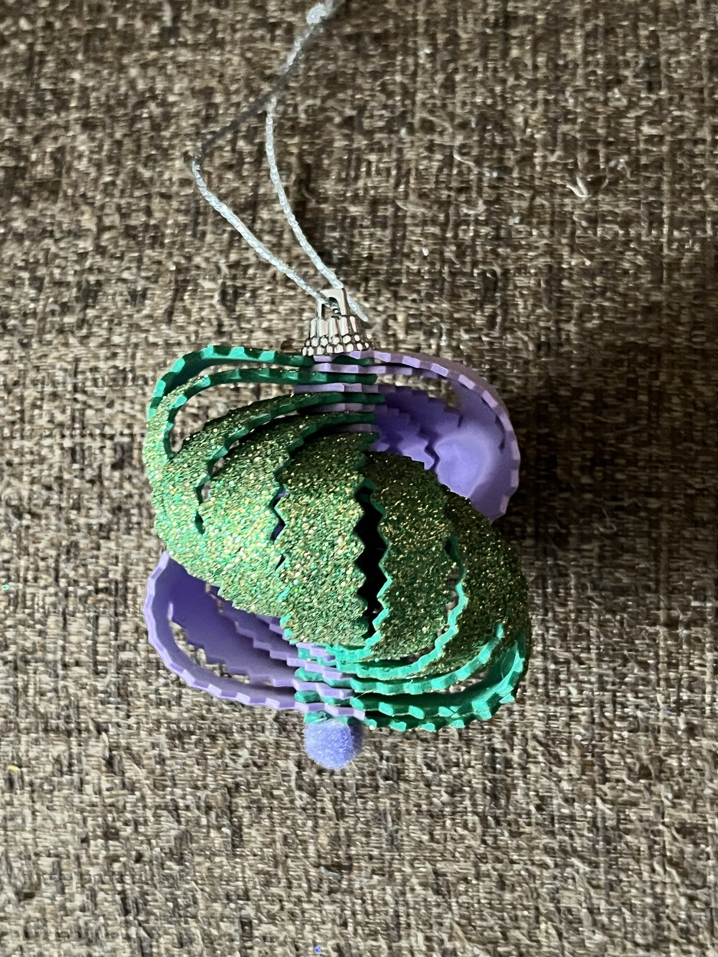 Small Spiral Bauble Christmas Tree Decoration