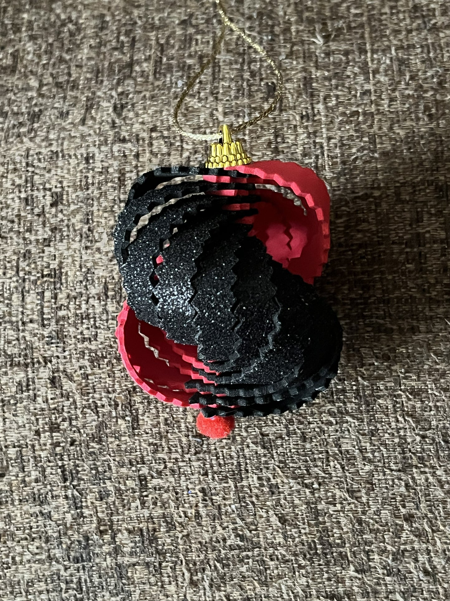 Small Spiral Bauble Christmas Tree Decoration