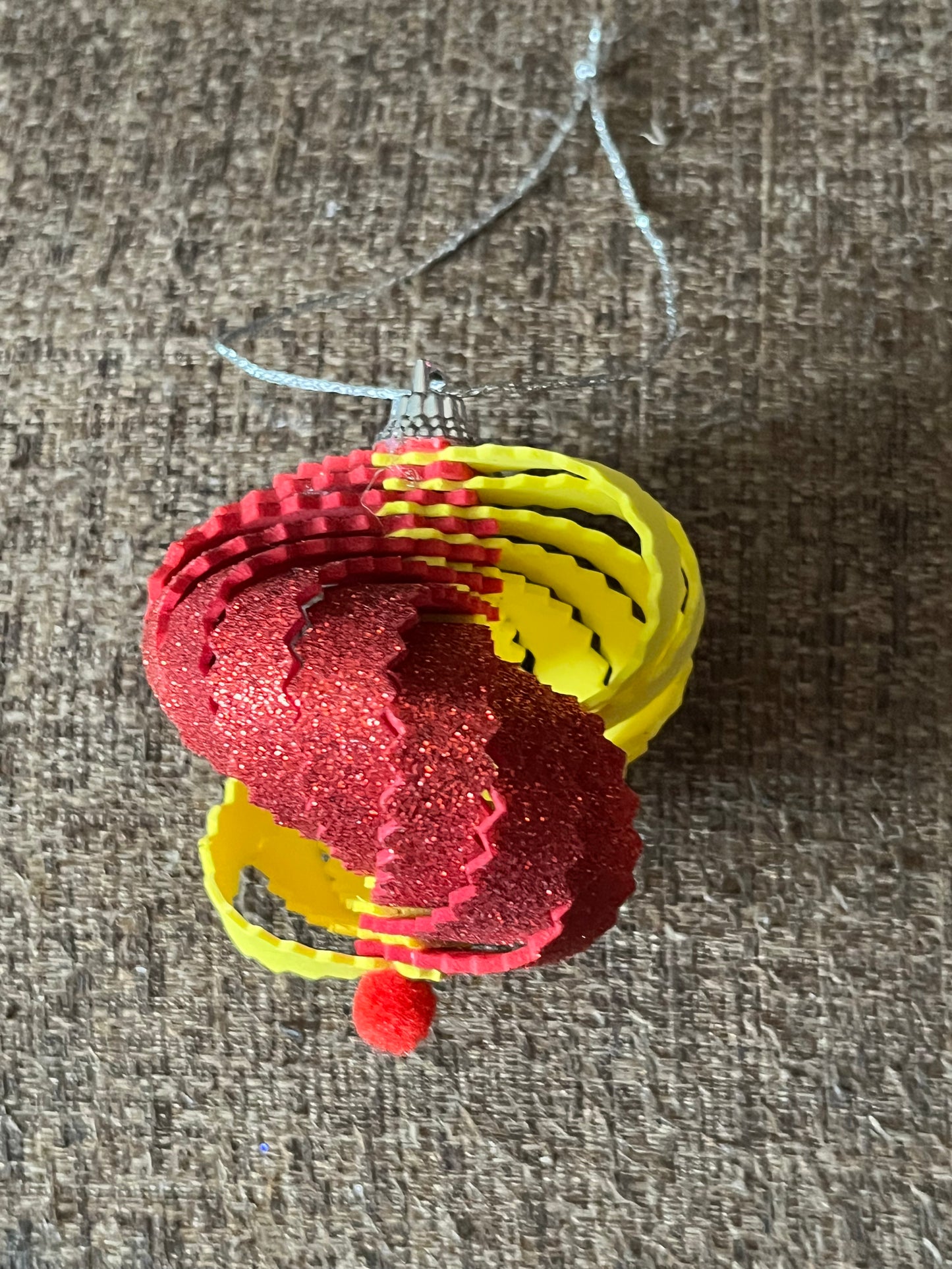 Small Spiral Bauble Christmas Tree Decoration