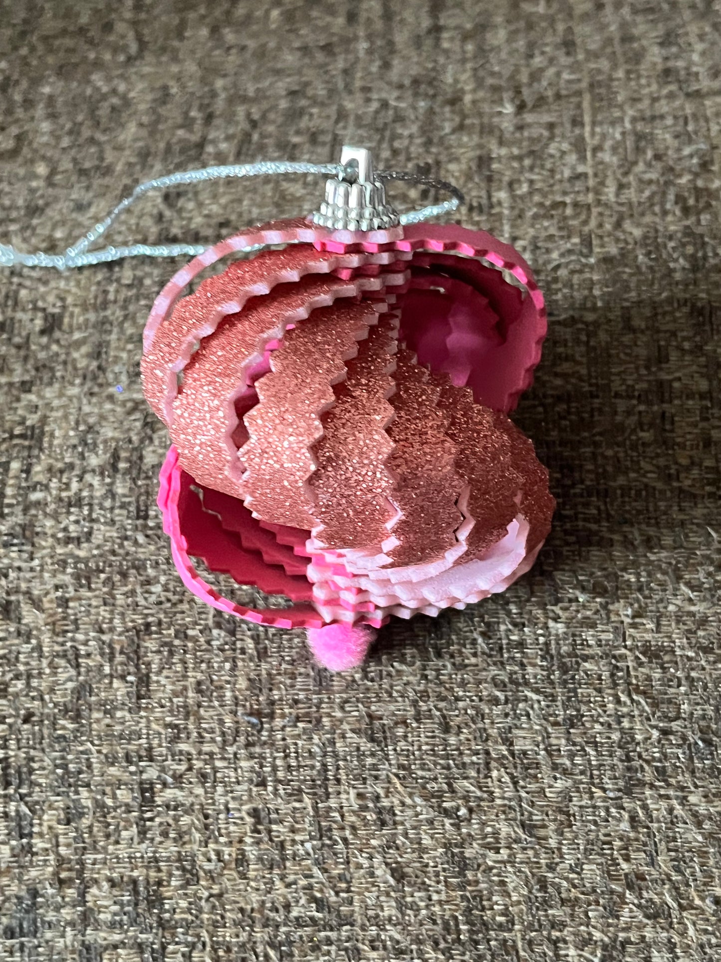 Small Spiral Bauble Christmas Tree Decoration