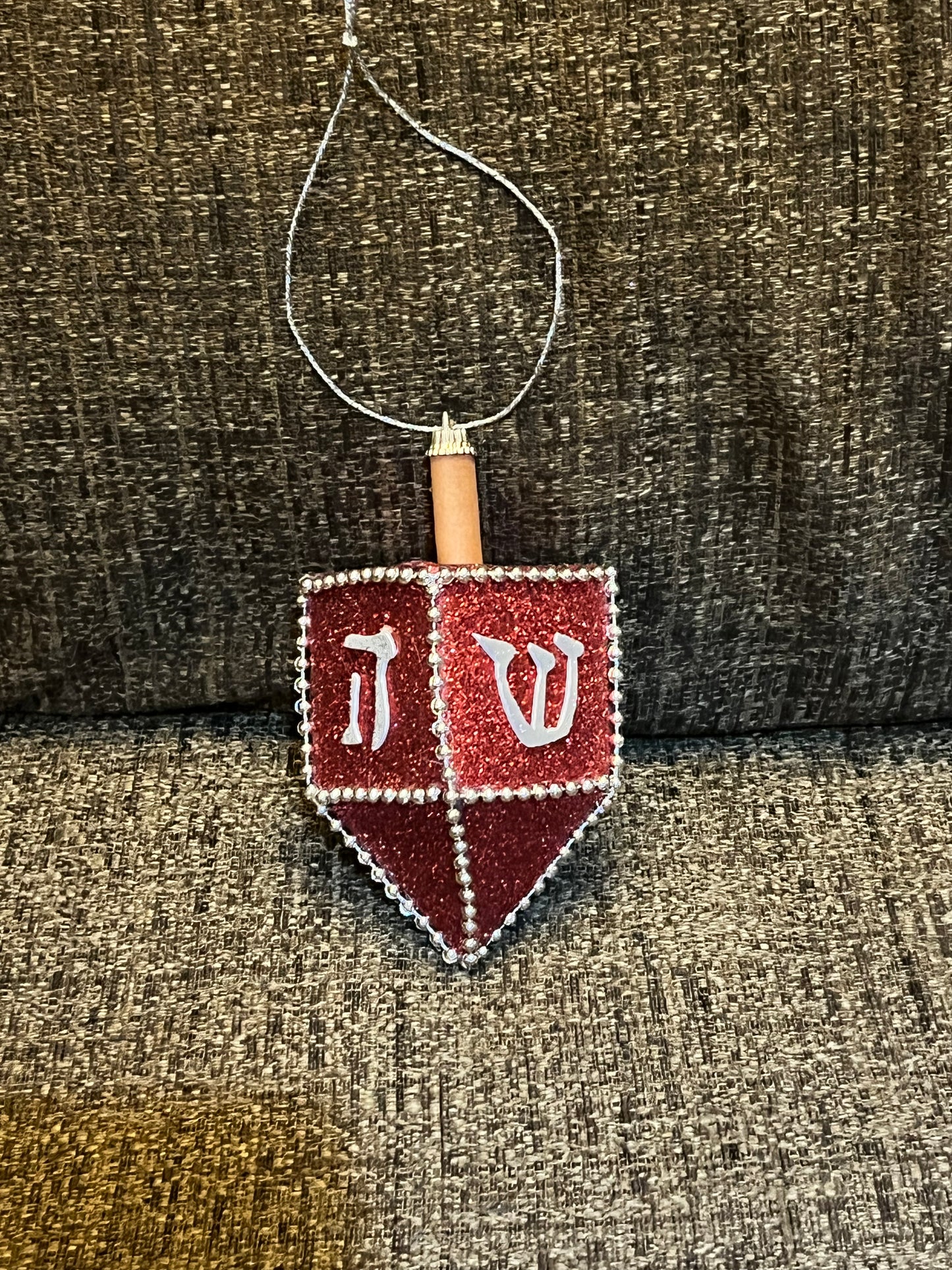 Beaded Dreidel Decoration