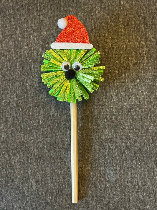 Christmas Squashed Monster Pen/Pencil Toppers