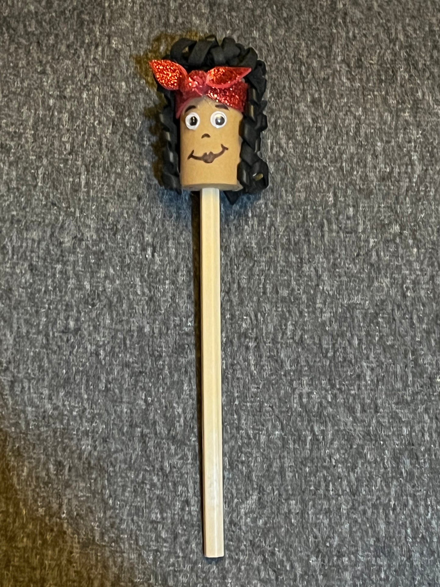 Rolled Female Pencil Toppers