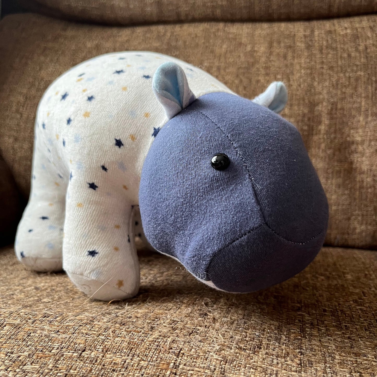 Heather Hippo Memory Bear