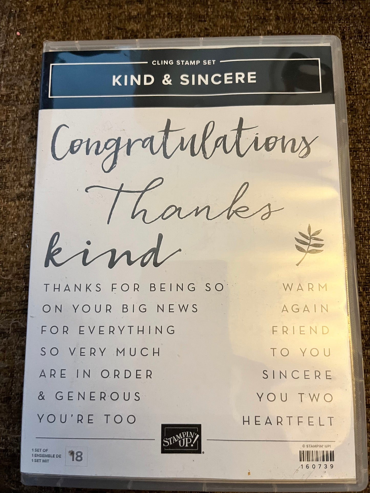 Kind & Sincere Stamp Set