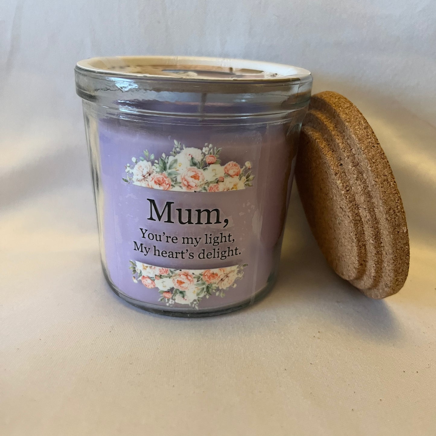 40hr Scented Candle with Lid - Mum/Mother's Day