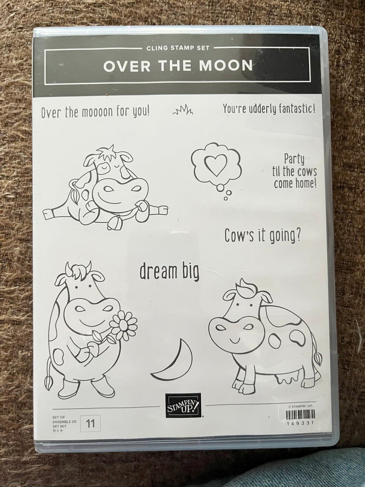 Over The Moon Stamp Set