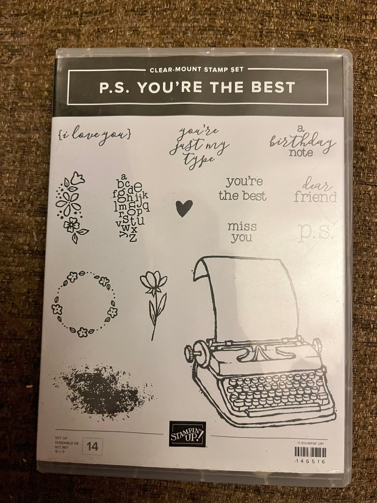 P.S. You're The Best Stamp Set