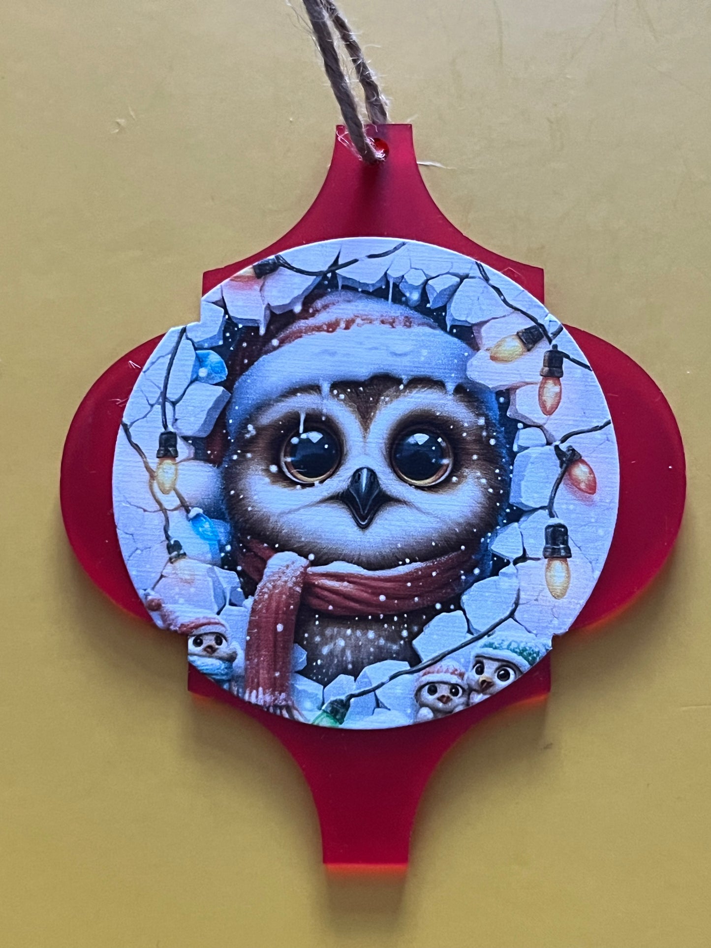Arabesque Peek-A-Boo Christmas Decorations