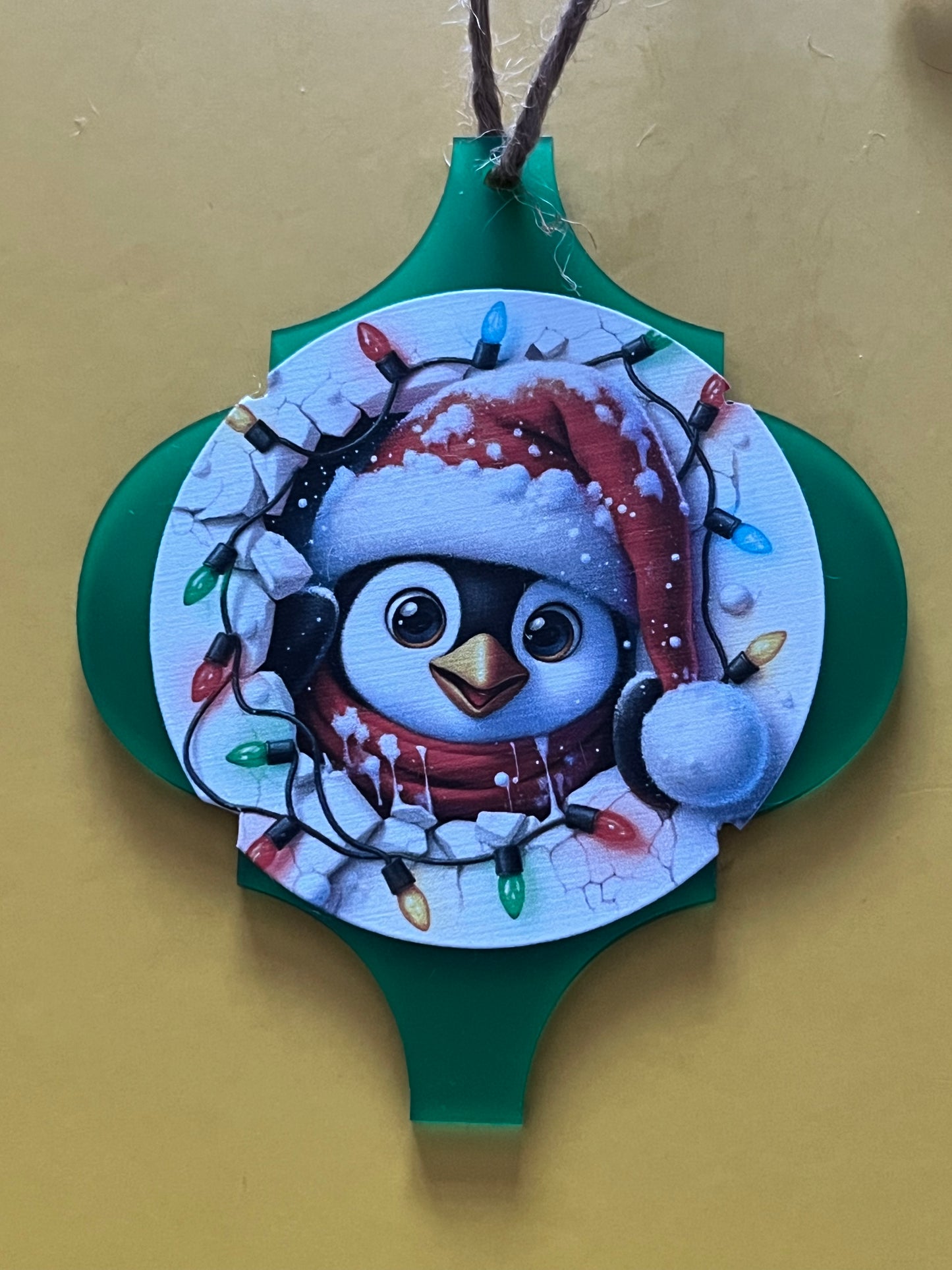 Arabesque Peek-A-Boo Christmas Decorations