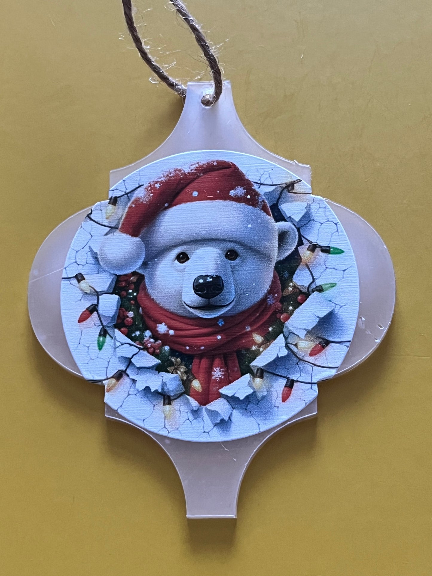 Arabesque Peek-A-Boo Christmas Decorations