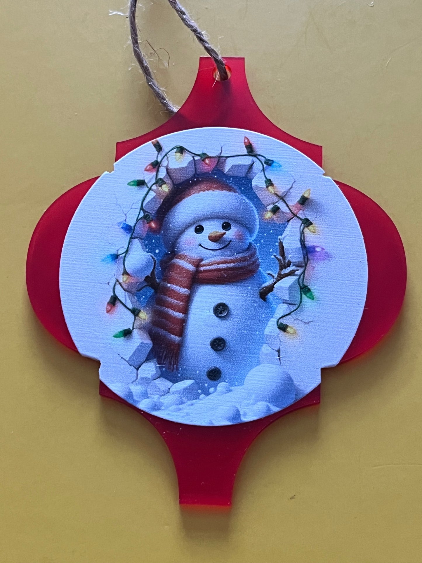 Arabesque Peek-A-Boo Christmas Decorations