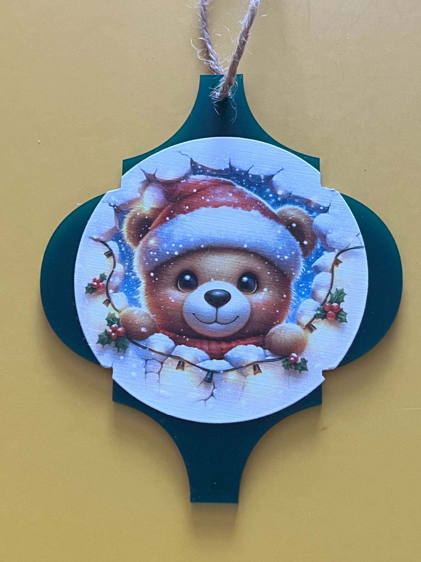 Arabesque Peek-A-Boo Christmas Decorations