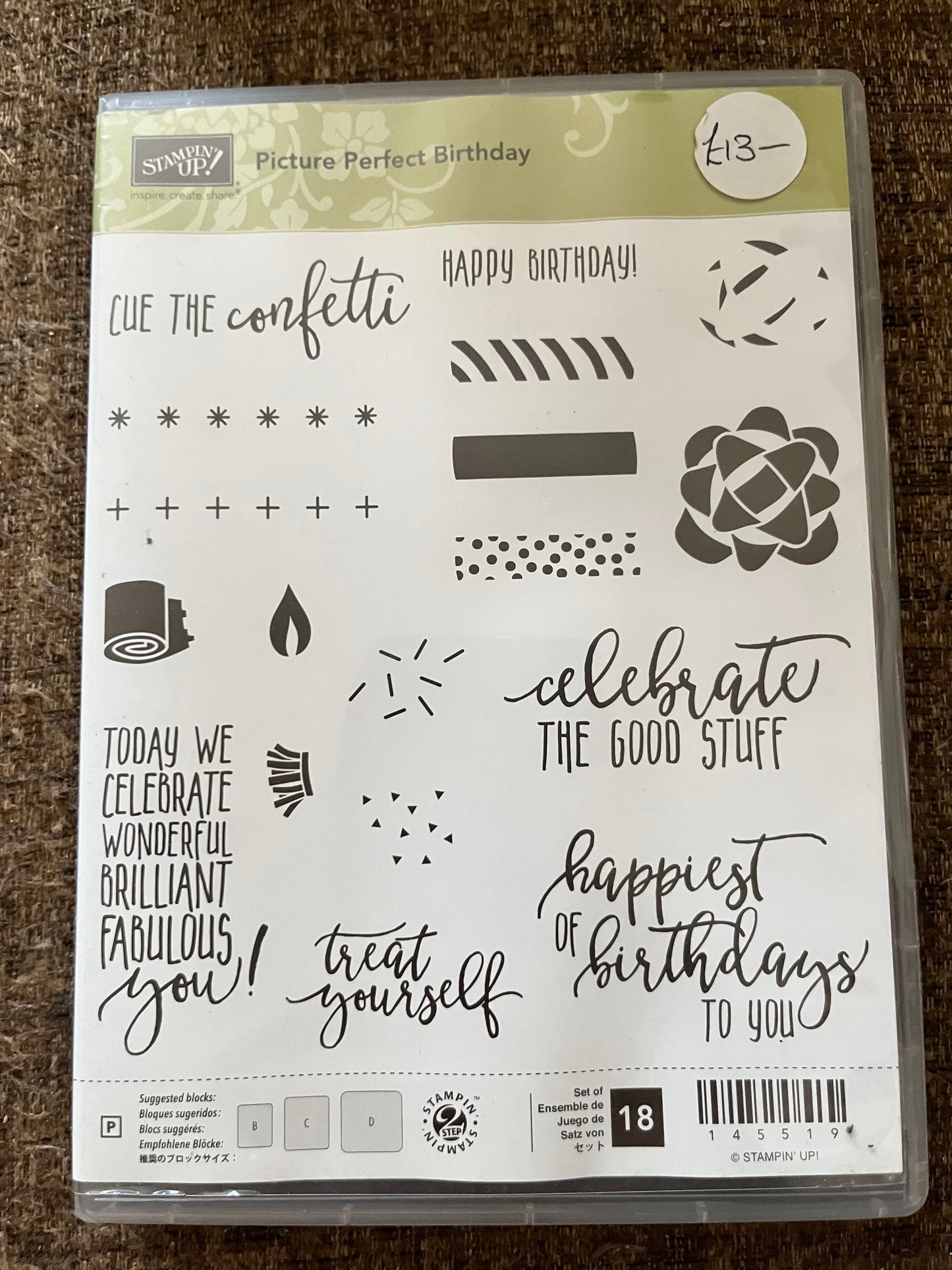 Picture Perfect Birthday Stamp Set